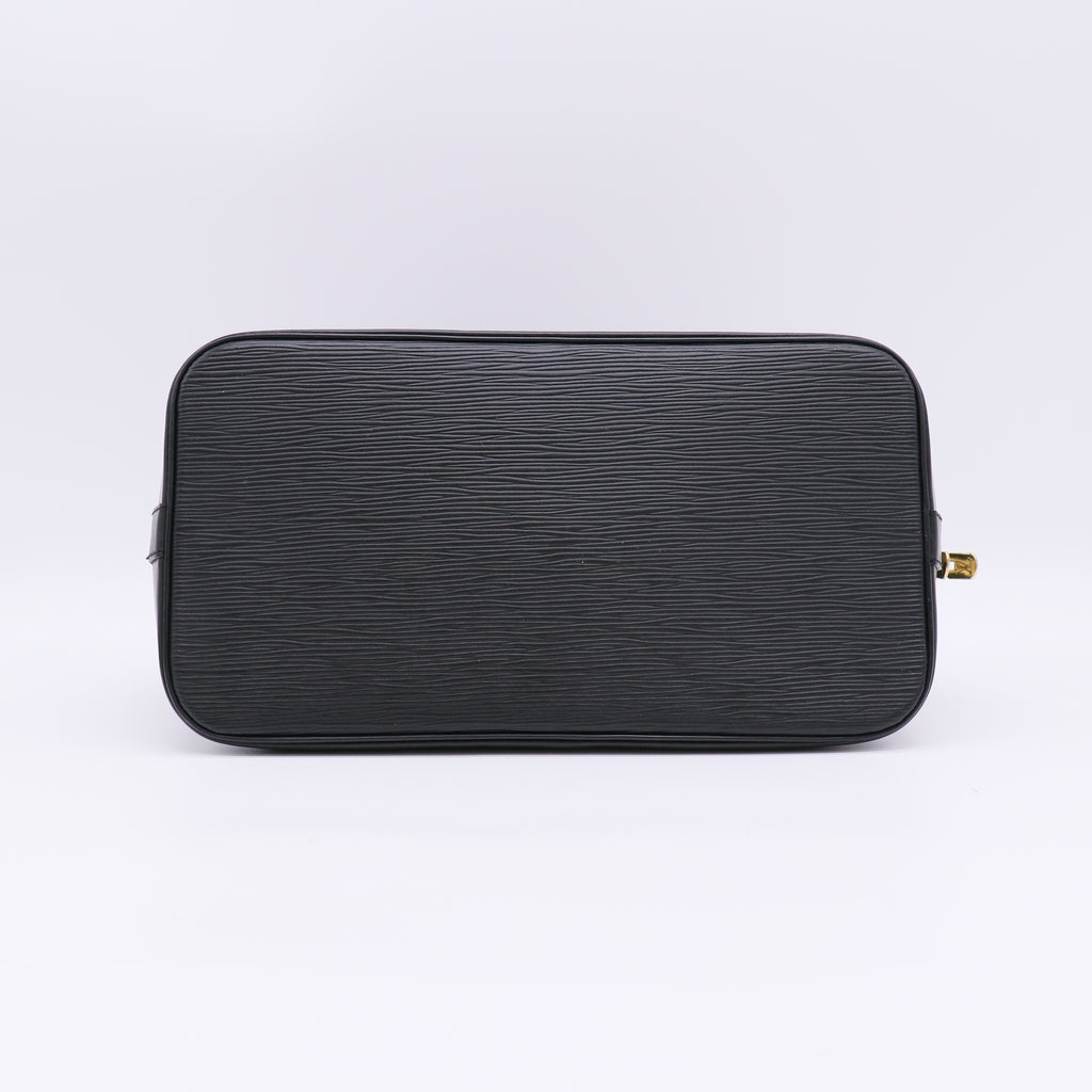 Louis Vuitton Black Epi Leather Alma PM Bag twins B23087