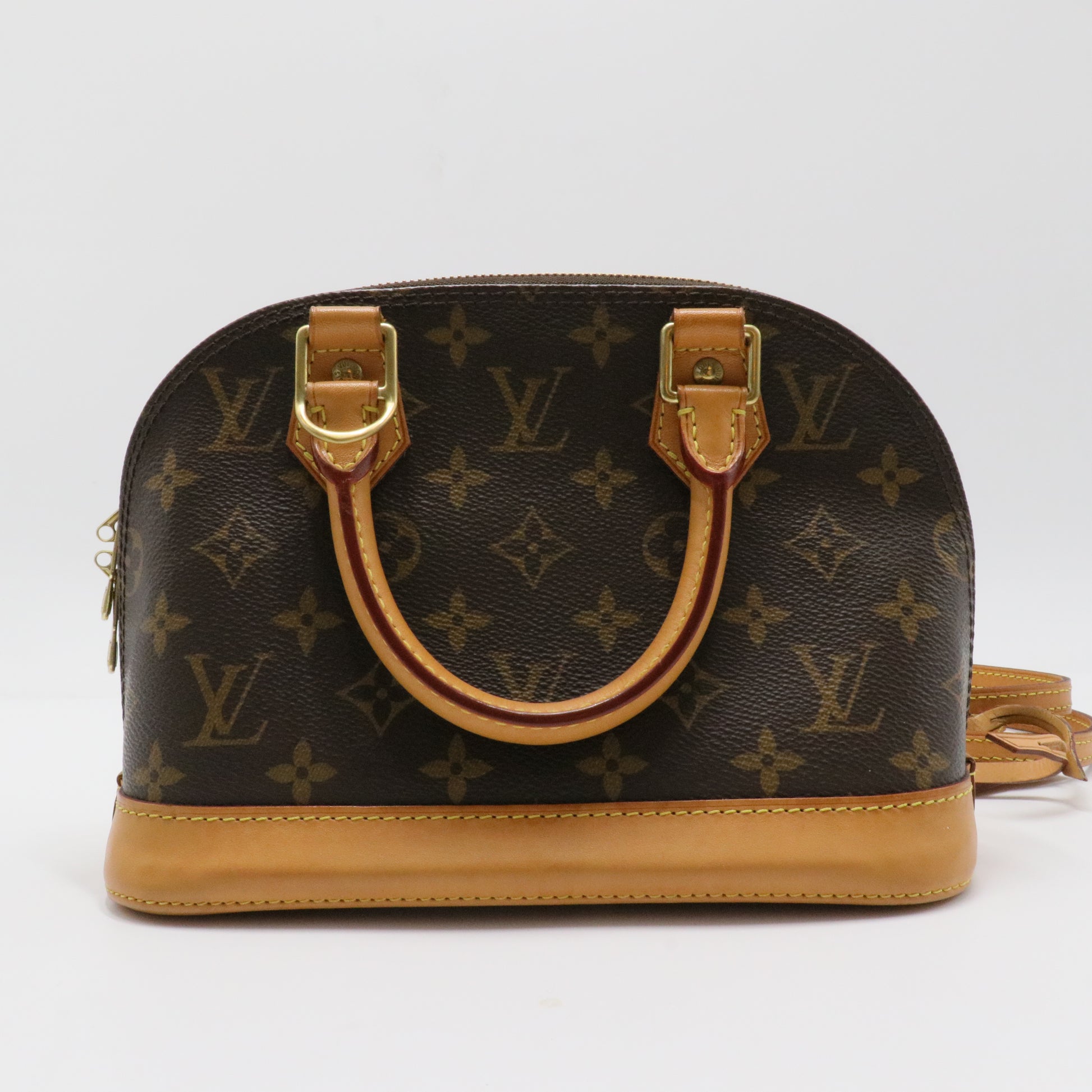 Alma Handbag Monogram Canvas BB