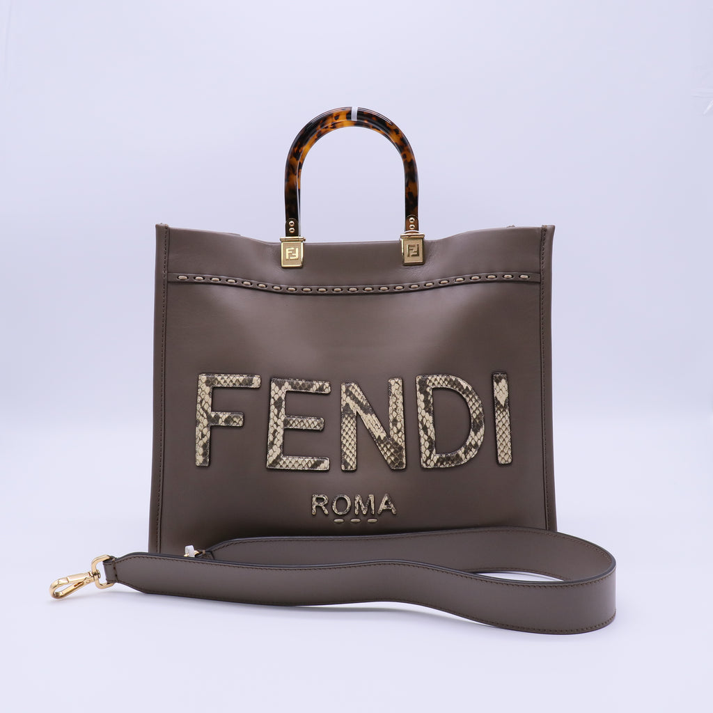 Fendi Sunshine Medium Shopper Tote twins B21804