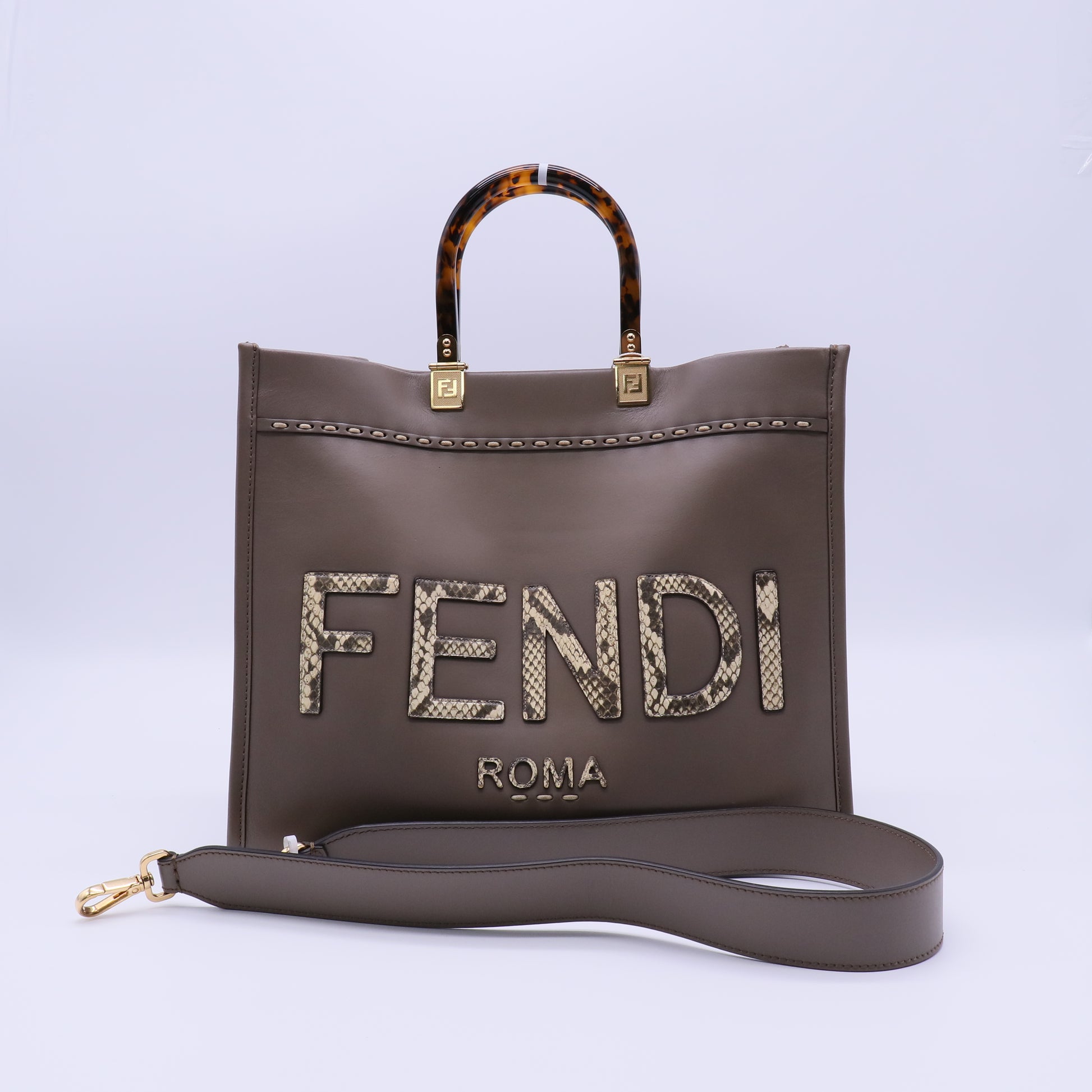 Fendi Sunshine Medium Shopper Tote twins B21804