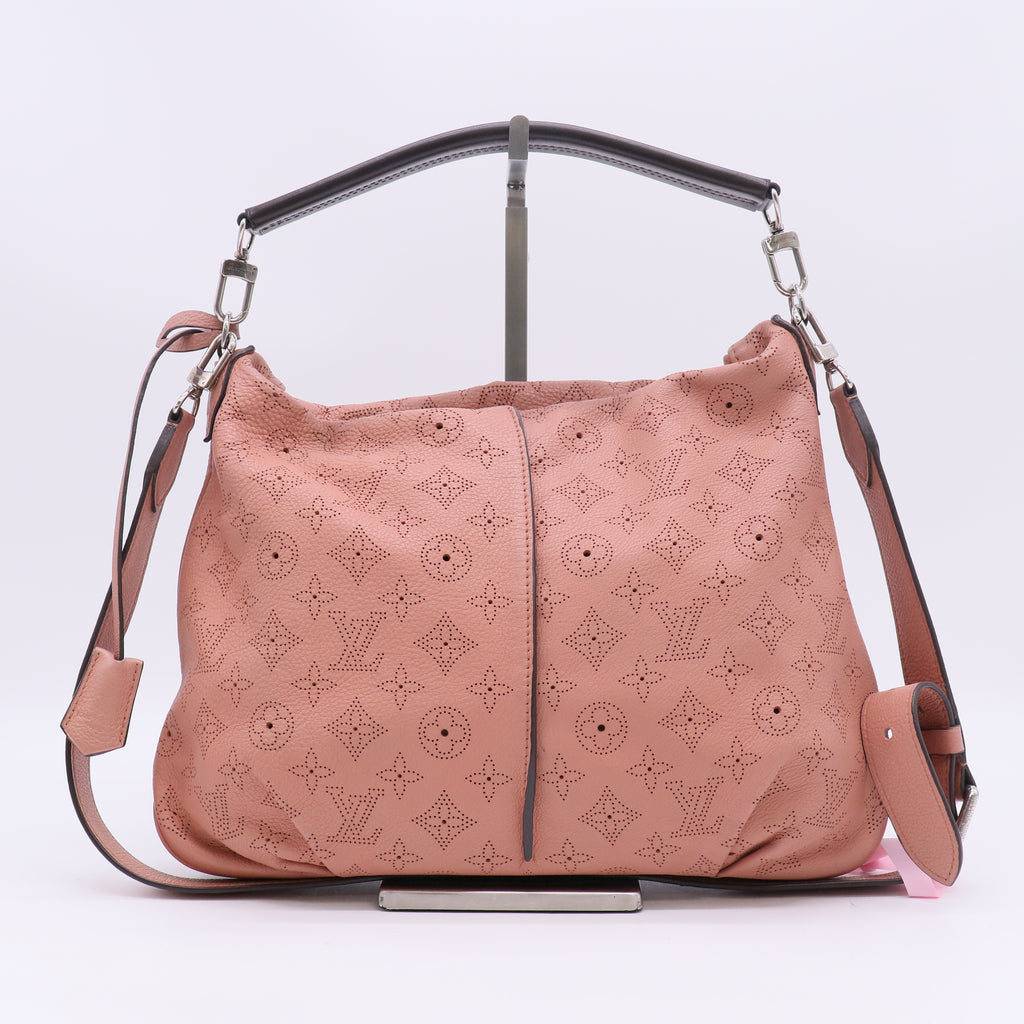 Louis Vuitton Pink Monogram Mahina Leather Selene PM Bag Twins LDJ5365