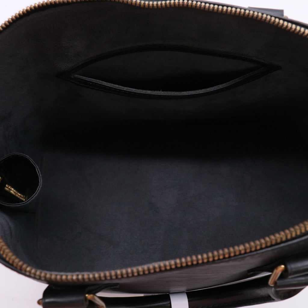 Louis Vuitton Black Epi Leather Alma PM Bag twins B23087