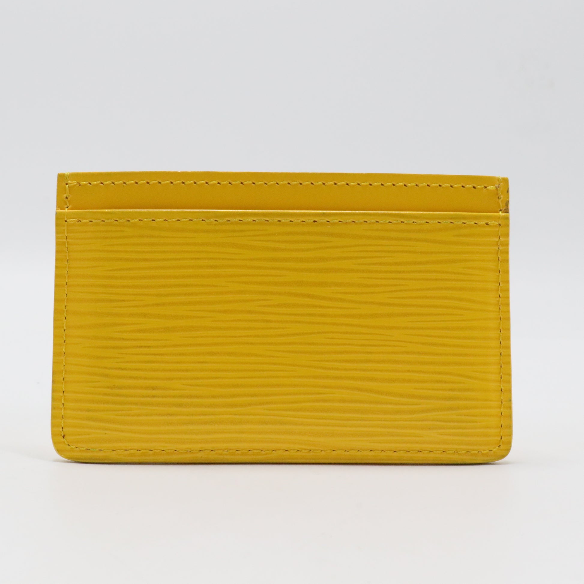 Epi Leather Wallet Case Holder