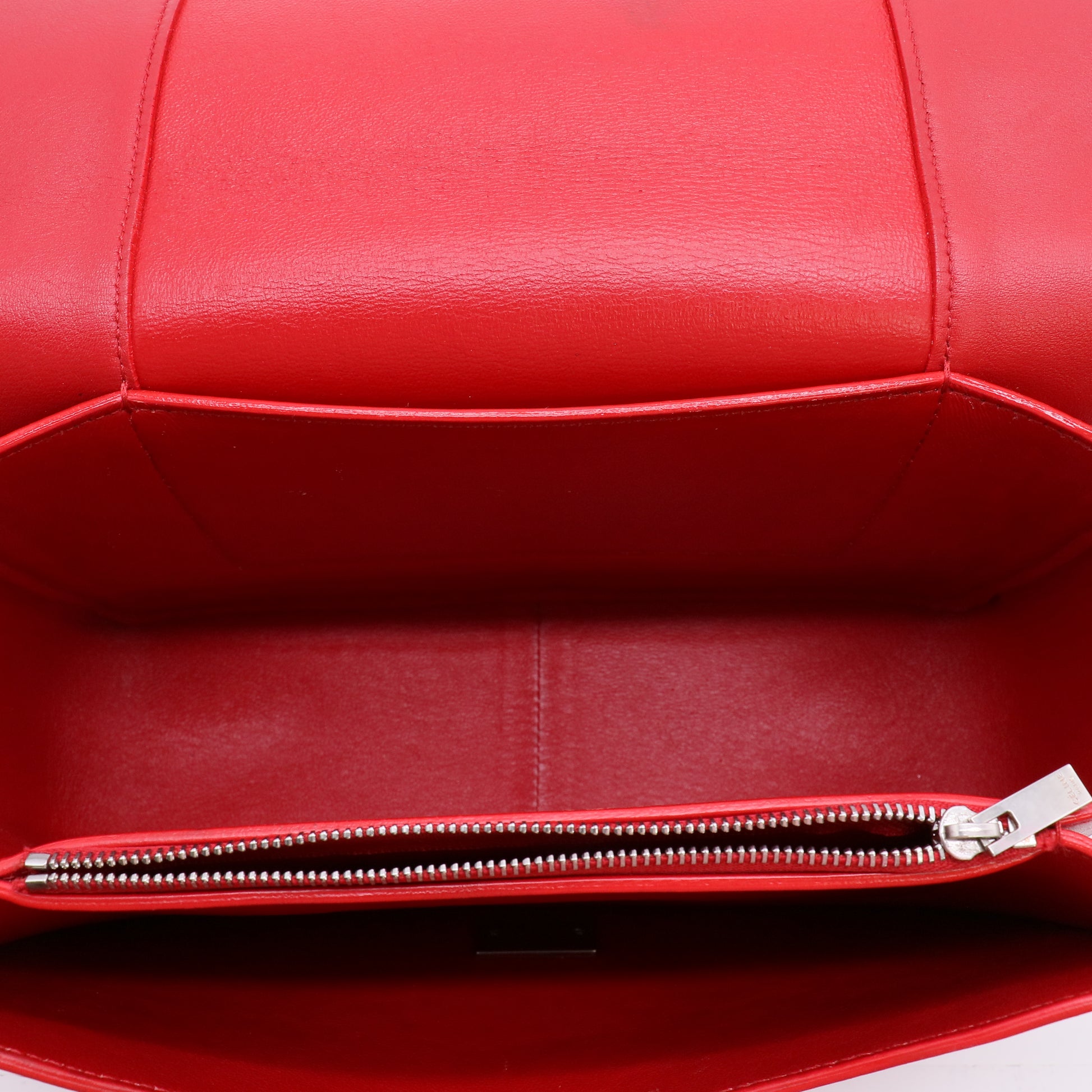 Celine Frame Shoulder Bag Leather Medium twins LDJ4864