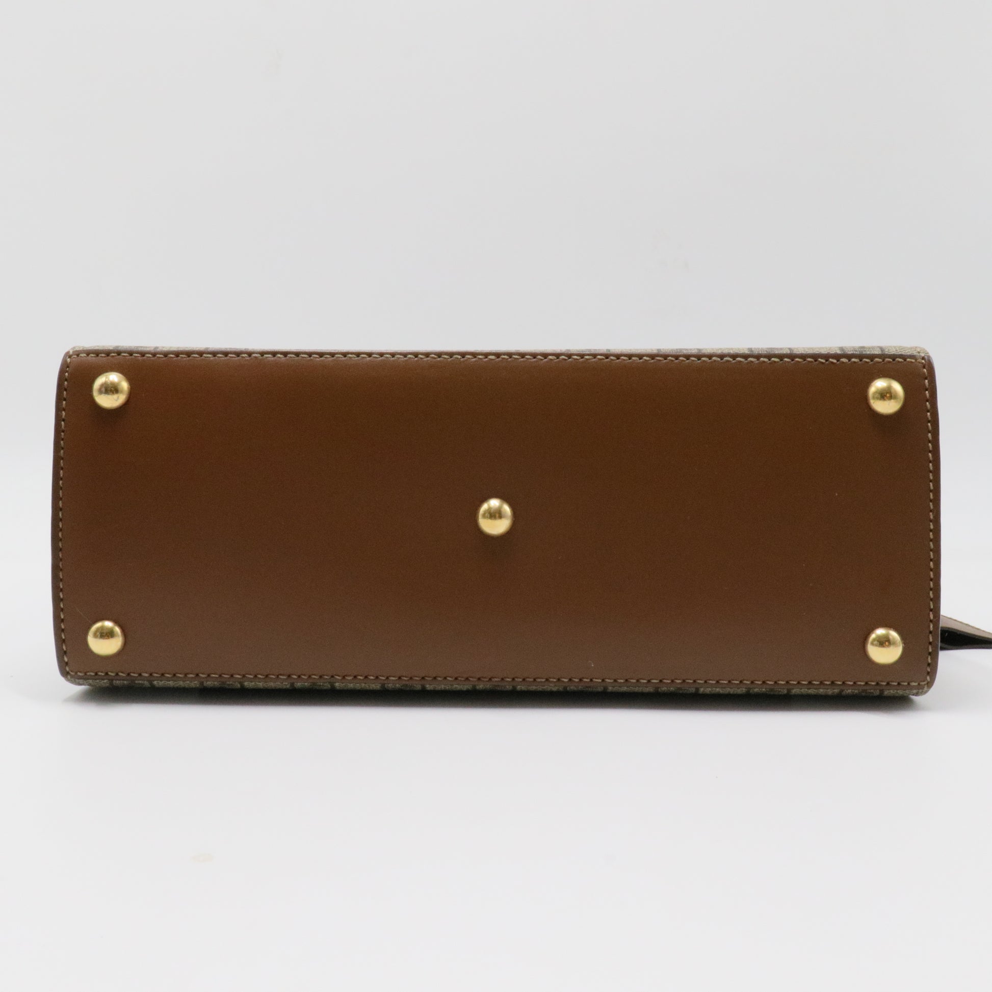 GG Supreme Monogram Calfskin Small Padlock Top Handle Bag Beige Black Cuir