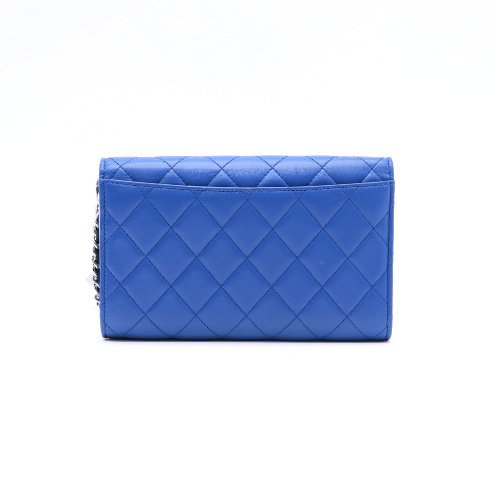 Wallet on Short Chain Quilted Lambskin Twins LDJ4029