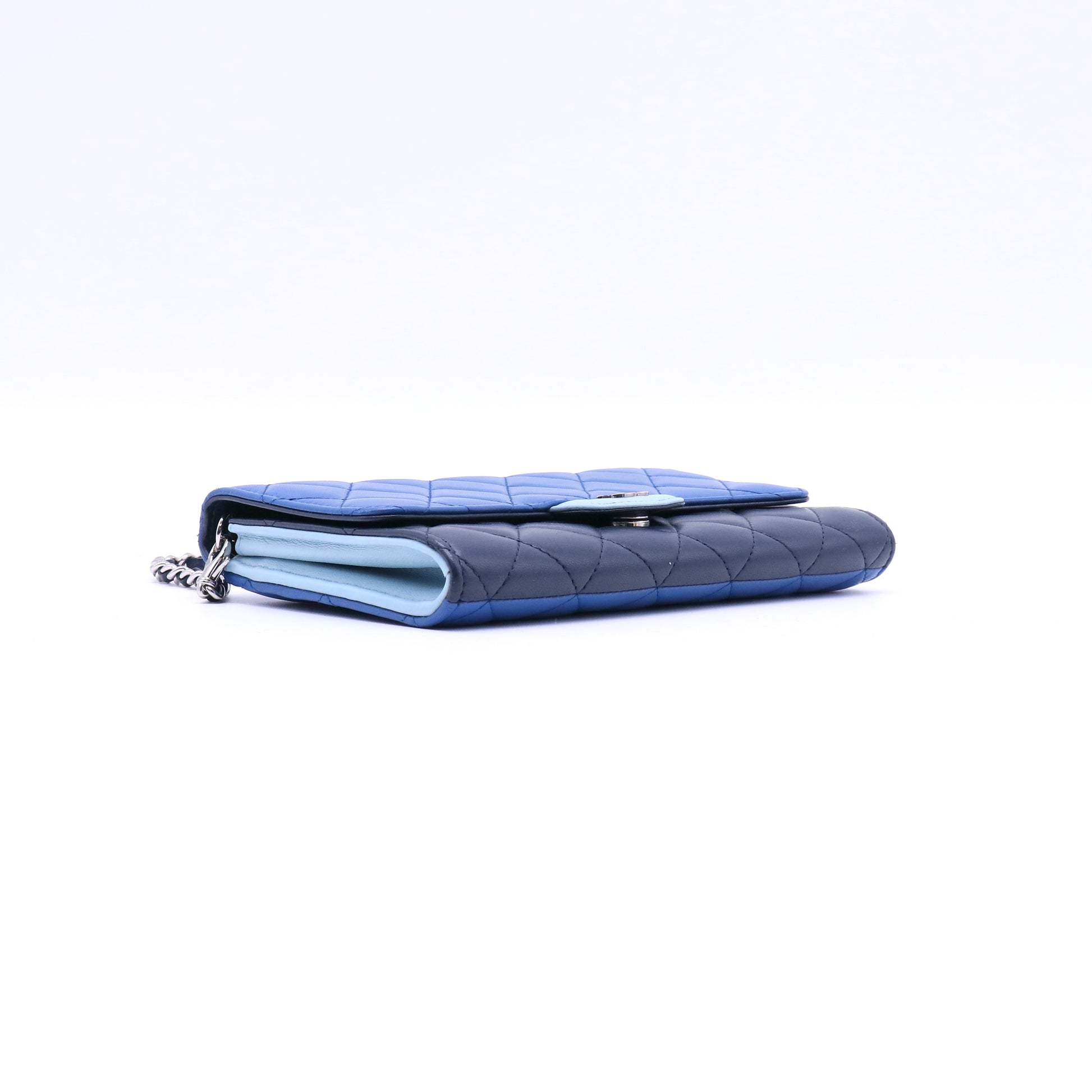 Wallet on Short Chain Quilted Lambskin Twins LDJ4029