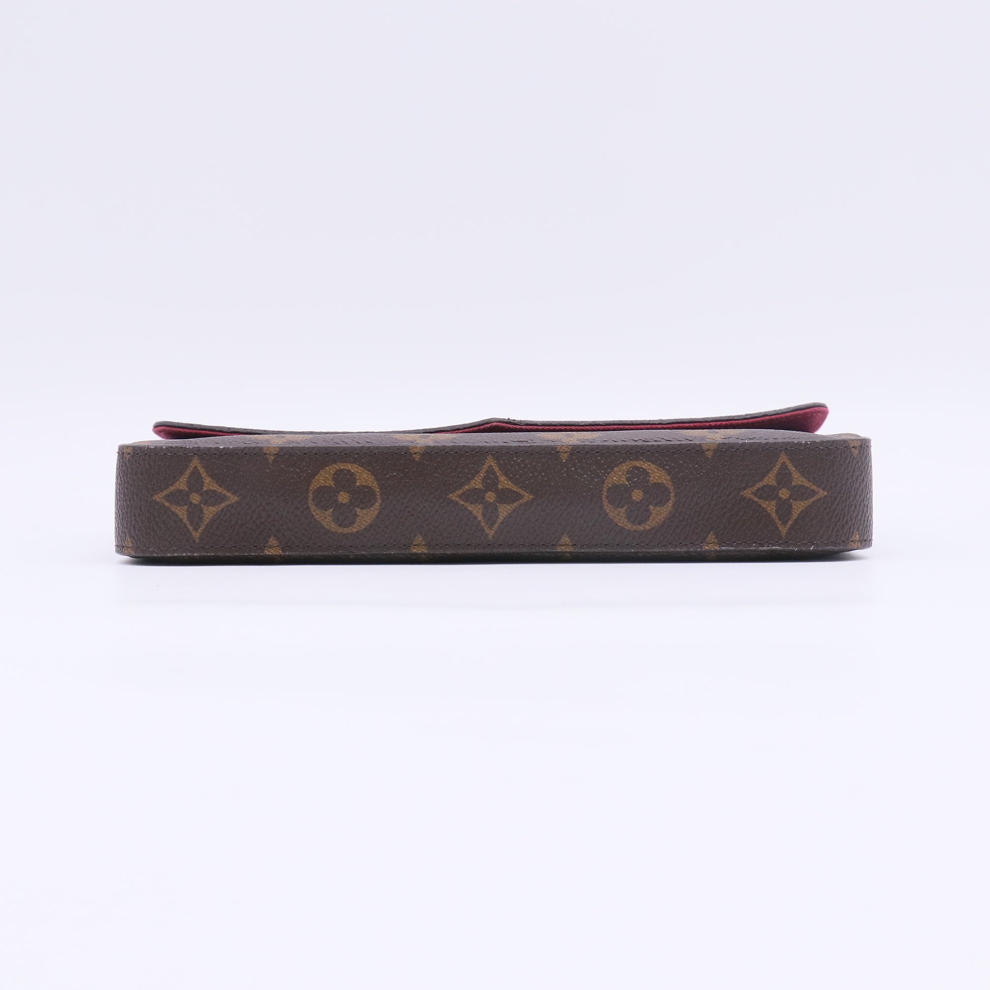 Louis Vuitton Monogram Pochette Felicie Chain Wallet Fuchsia B23887