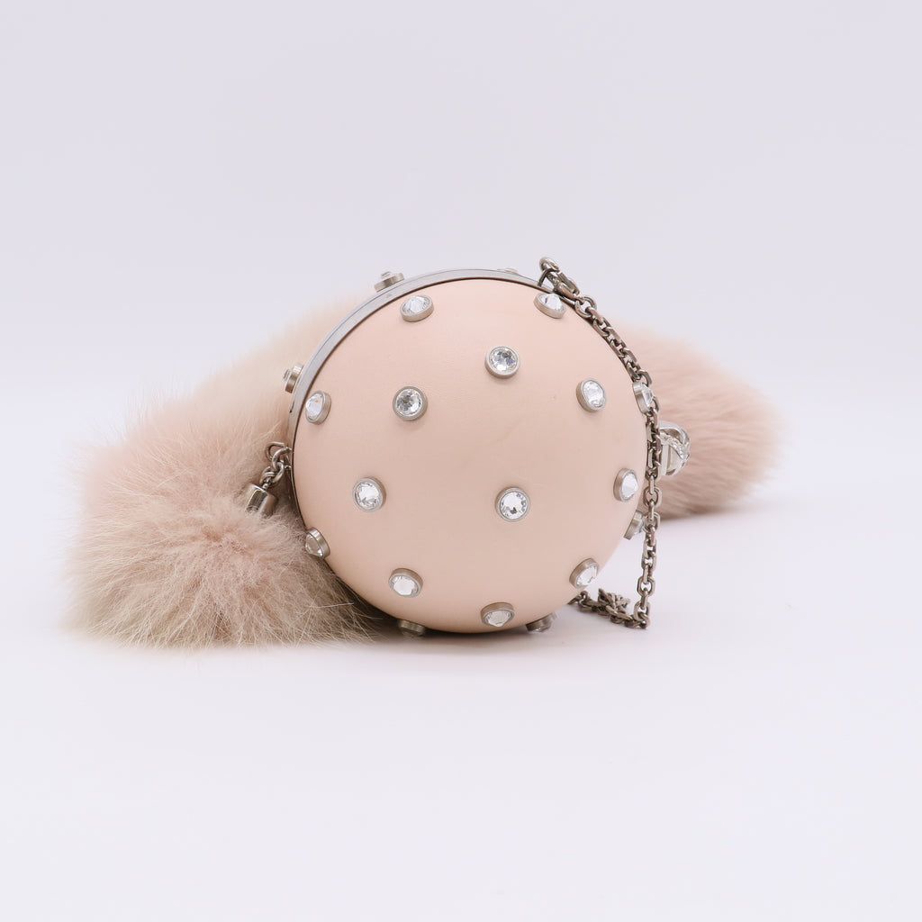 Alexander McQueen Beige Leather Britannia Studded Skull Box Bag twins LDJ4867