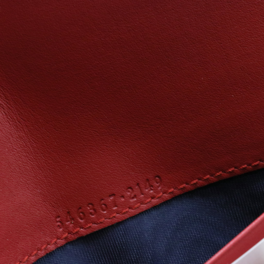 Continental Wallet Blooms Print GG Coated Canvas