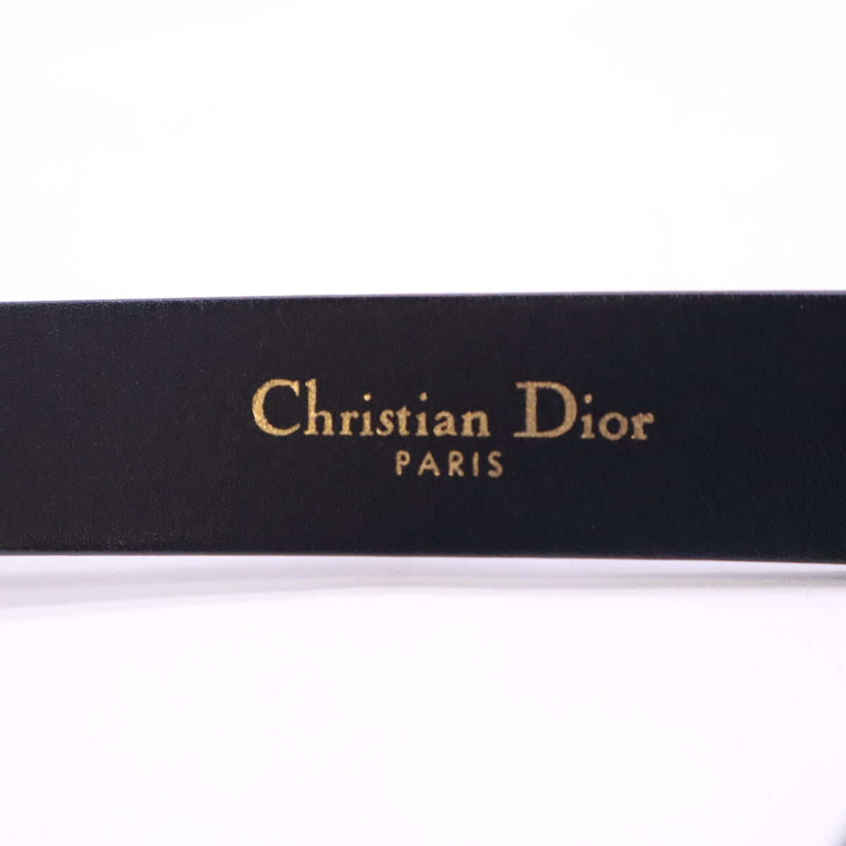 Calfskin Saddle Belt 75  Black W23715