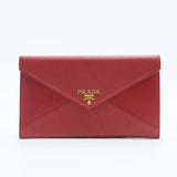 Envelope Wallet Saffiano Leather