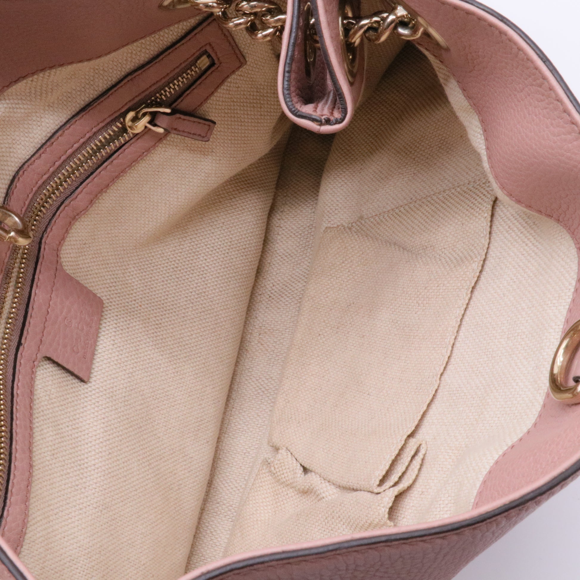 Cellarius Calfskin Medium Soho Chain Shoulder Bag Dark Cipria