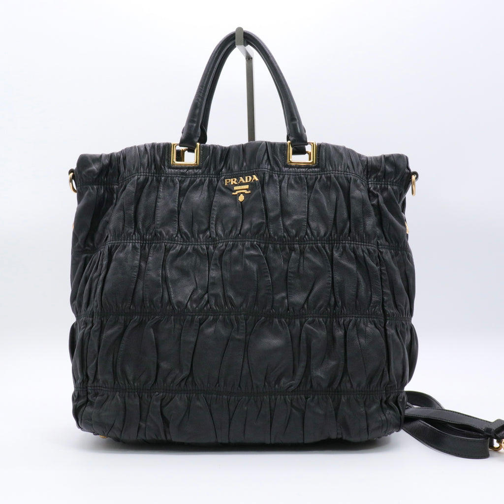 Nappa Gaufre Tote w/ Strap twins