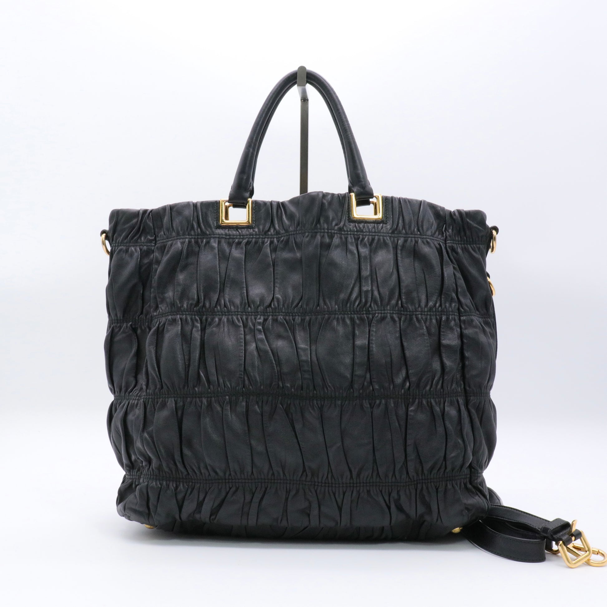 Nappa Gaufre Tote w/ Strap twins