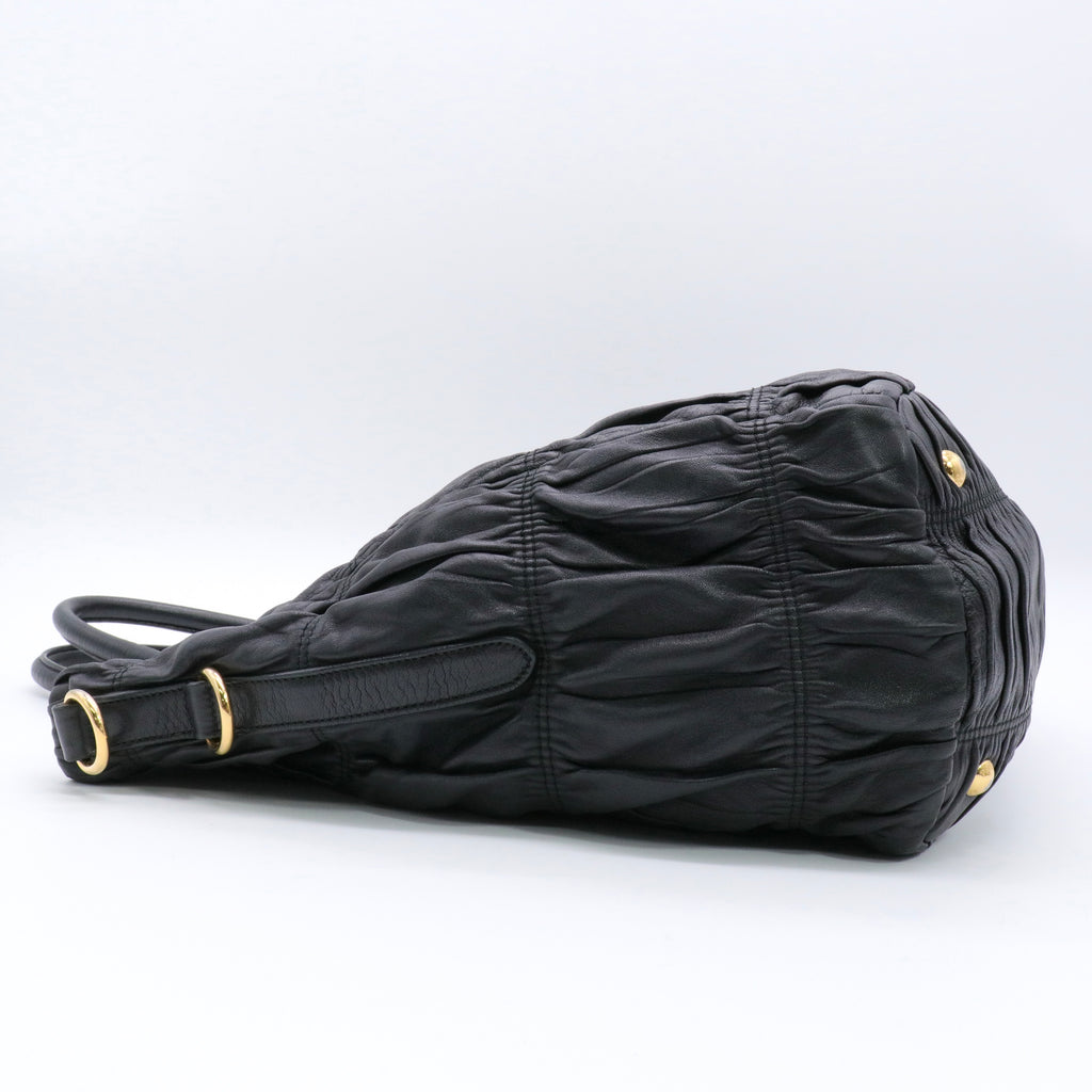 Nappa Gaufre Tote w/ Strap twins