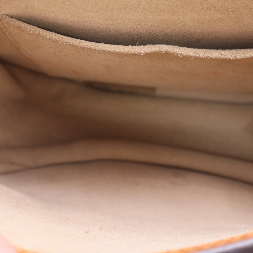 CHLOÉ Calfskin Suede Medium Nile Bracelet Bag Biscotti Beige twins