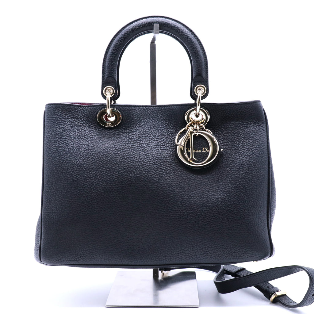 Diorissimo Tote Pebbled Leather Large
