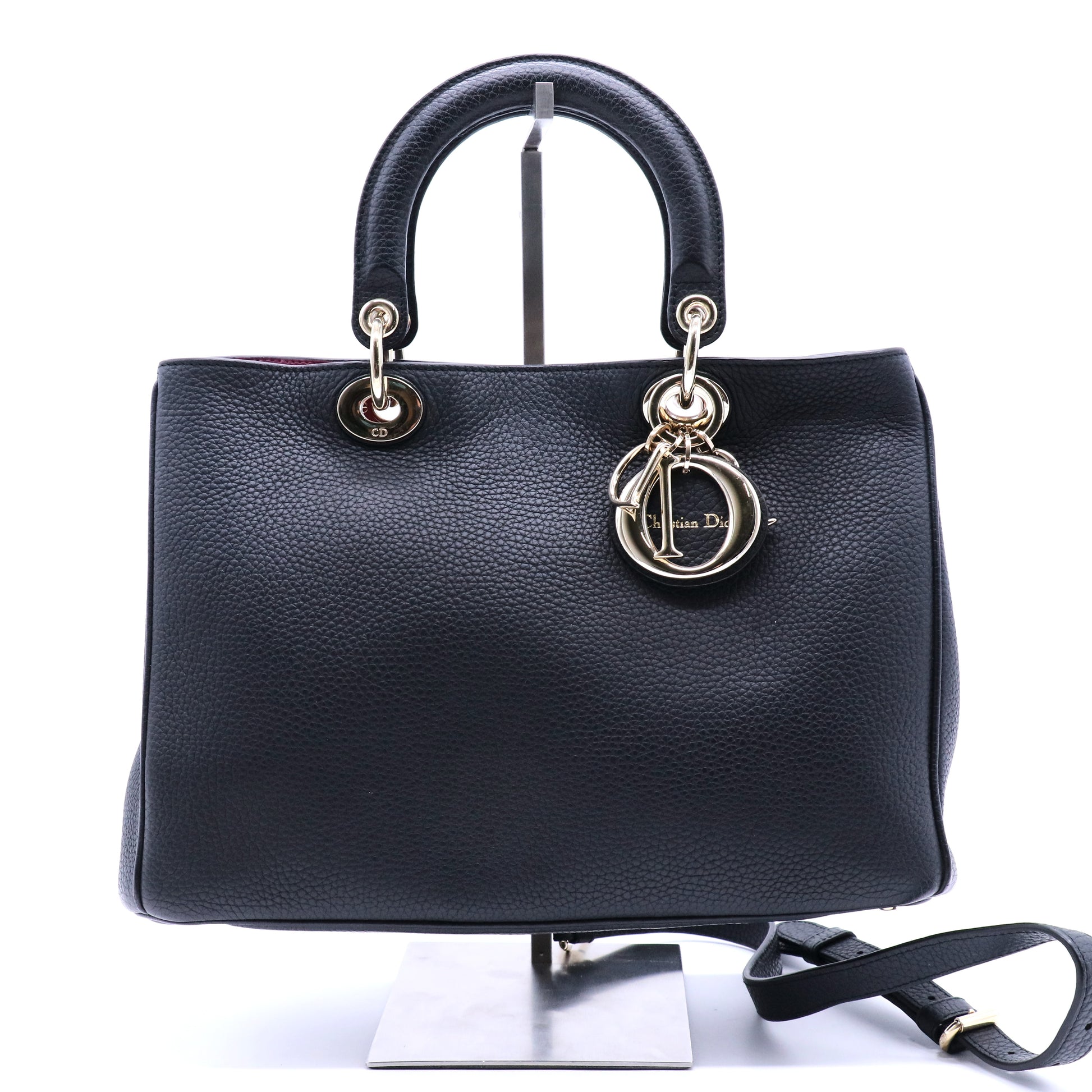 Diorissimo Tote Pebbled Leather Large