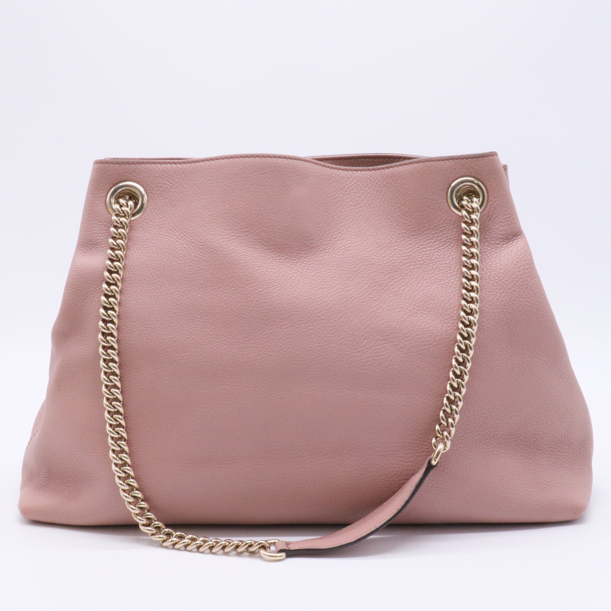 Cellarius Calfskin Medium Soho Chain Shoulder Bag Dark Cipria