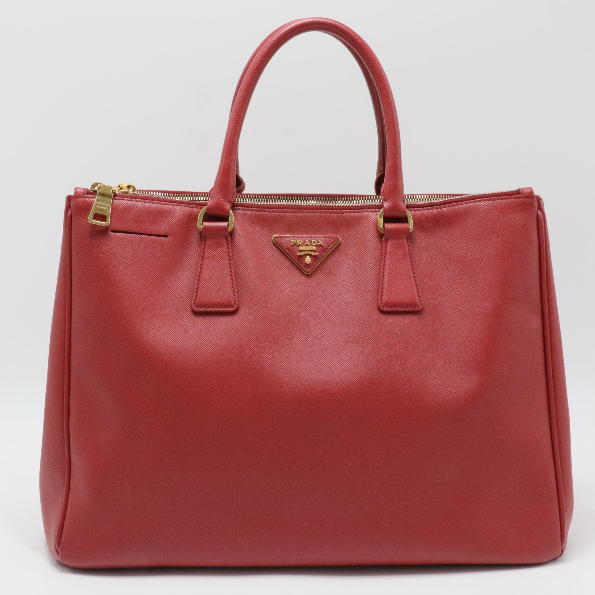Lux Open Tote Saffiano Leather Medium