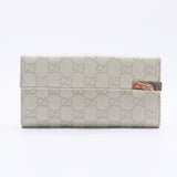 GG Signature Leather Continental Wallet