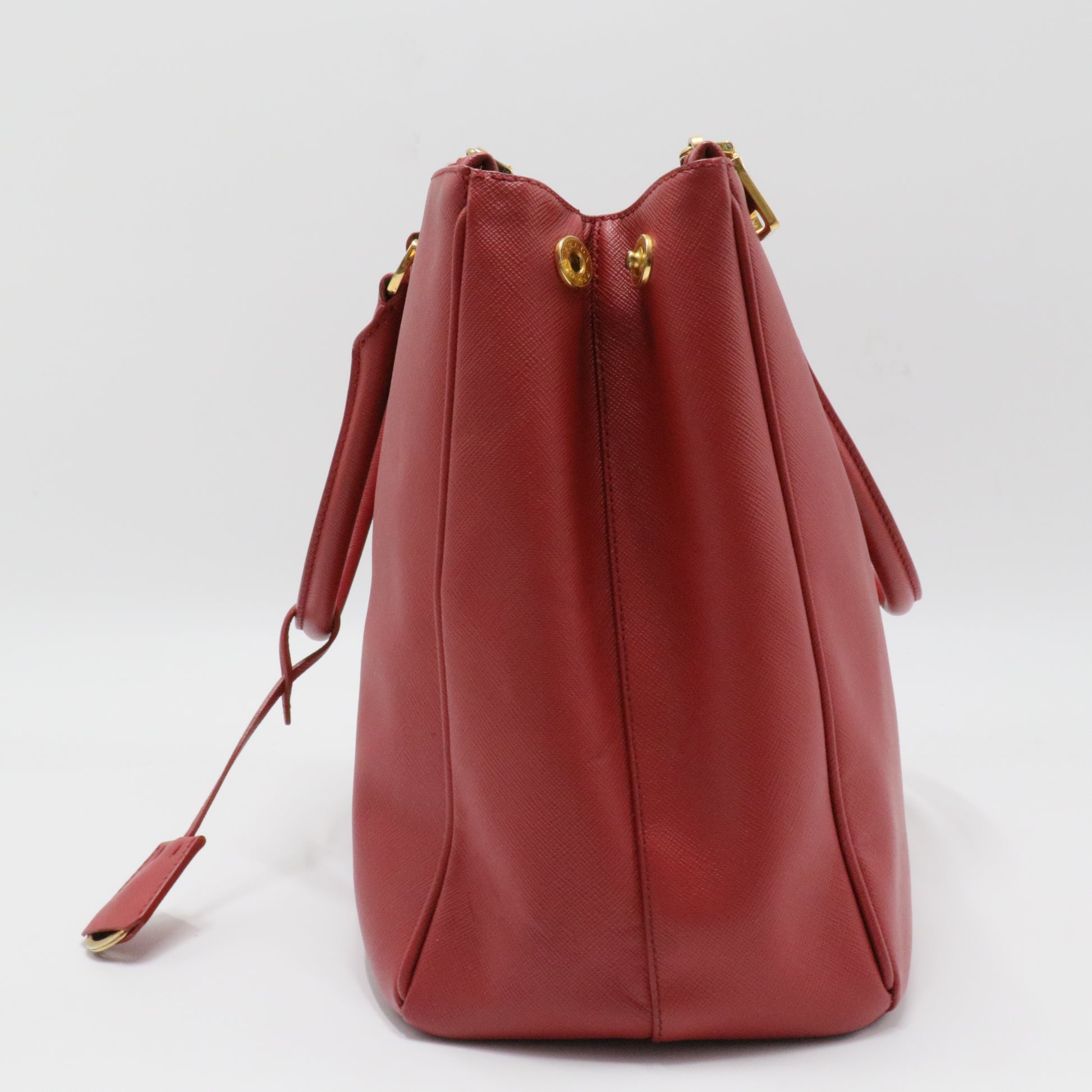 Lux Open Tote Saffiano Leather Medium