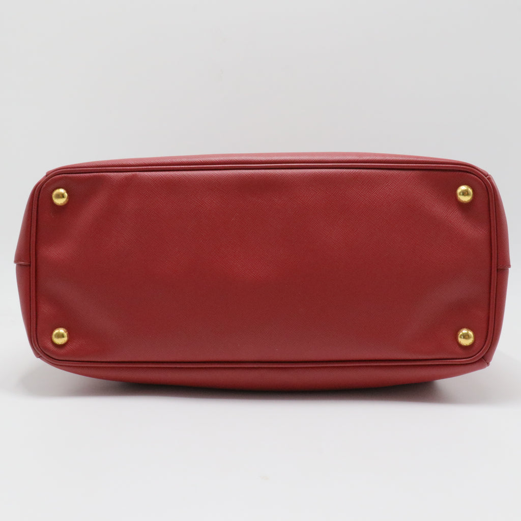 Lux Open Tote Saffiano Leather Medium