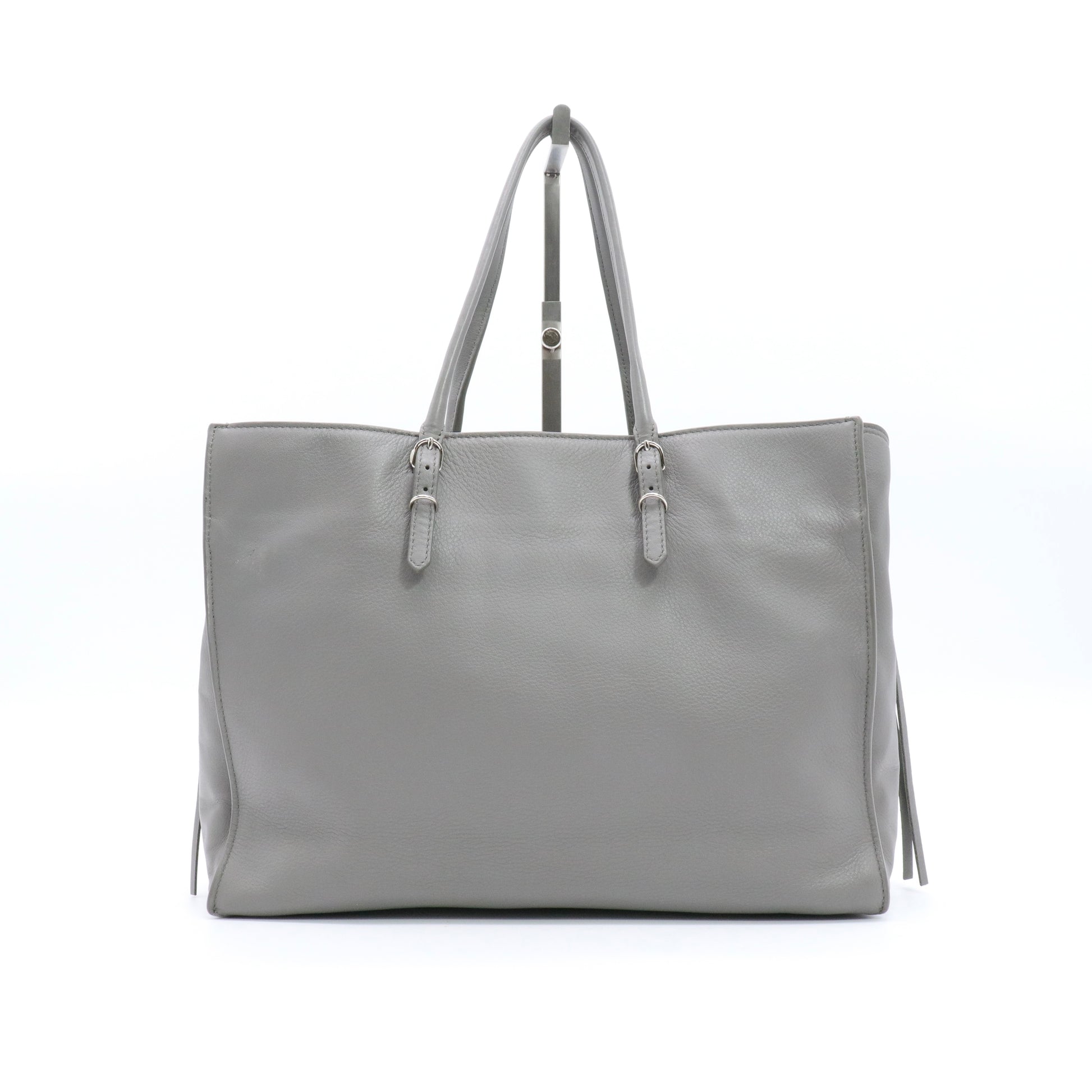 Veau Papier A4 Zip Around Tote Grey