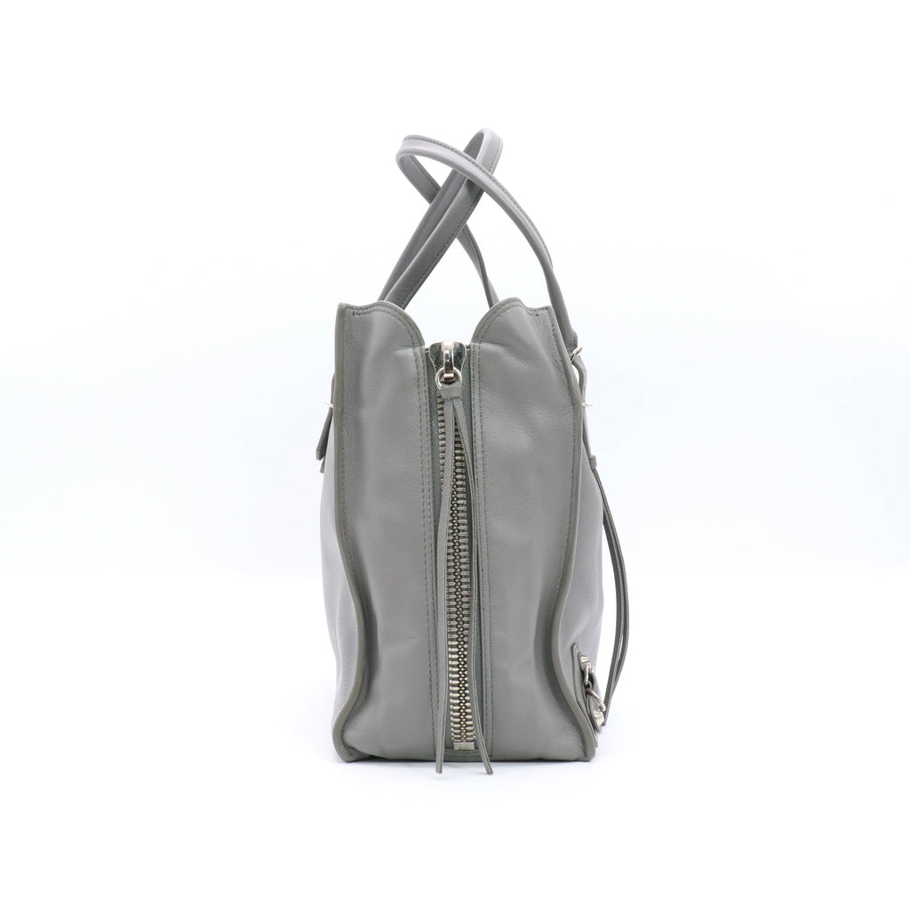 Veau Papier A4 Zip Around Tote Grey