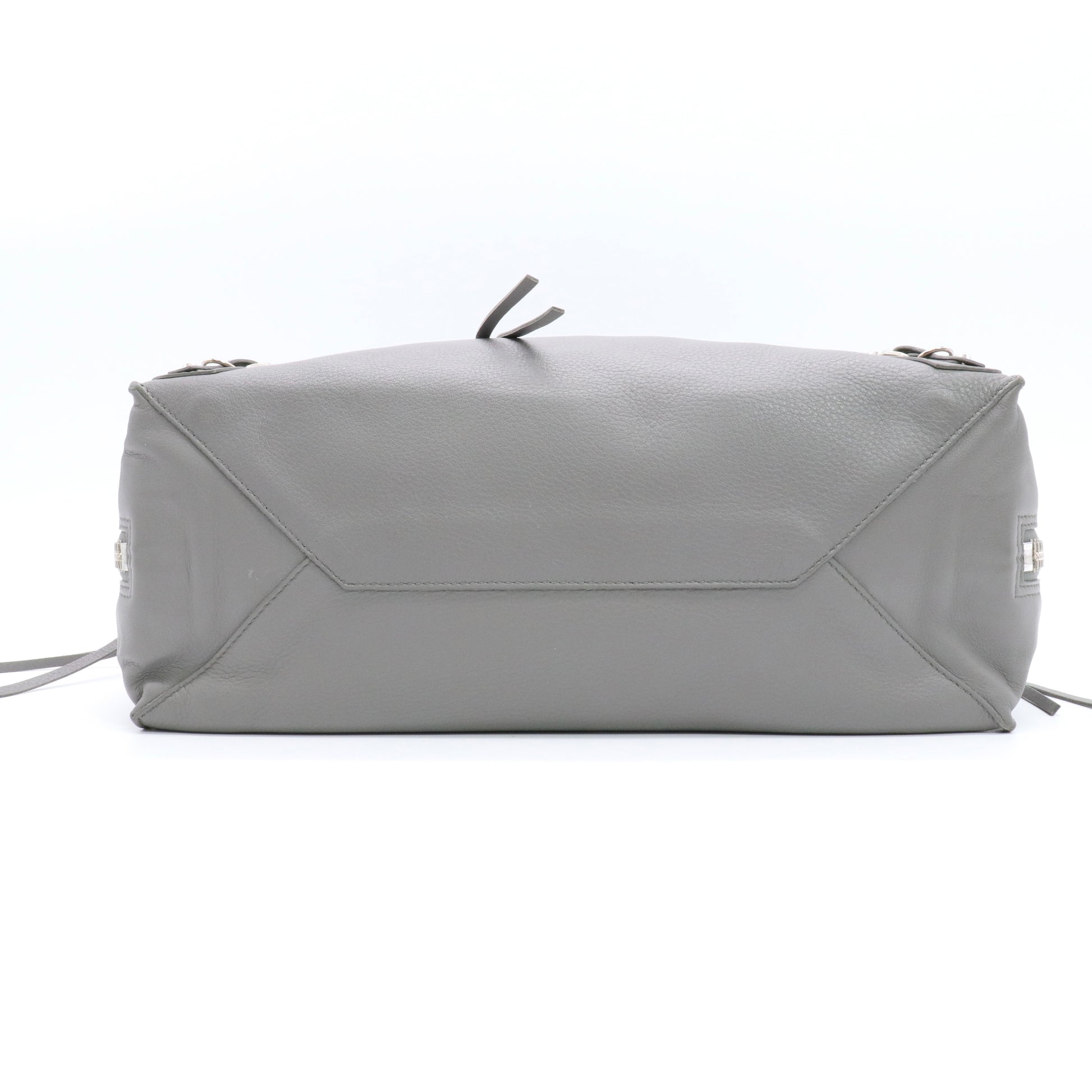 Veau Papier A4 Zip Around Tote Grey
