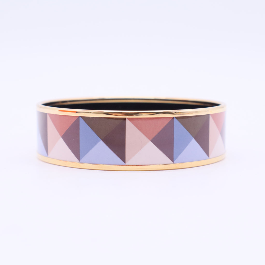 Wide Enamel Bangle Bracelet W20243