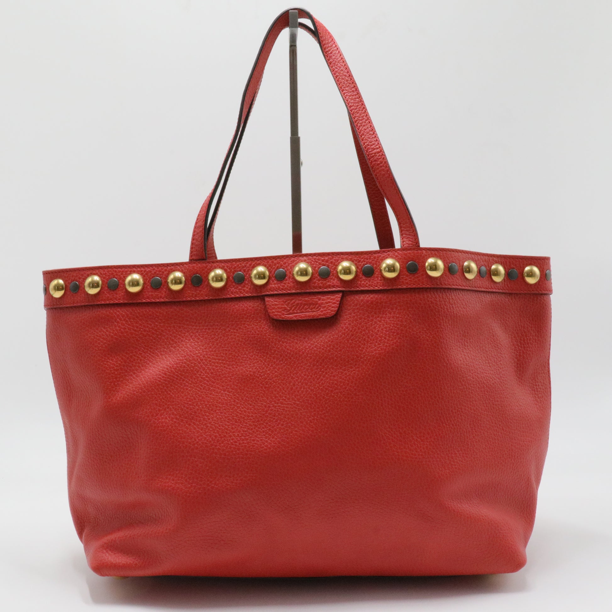Guccissima Medium Babouska Shopping Tote Red