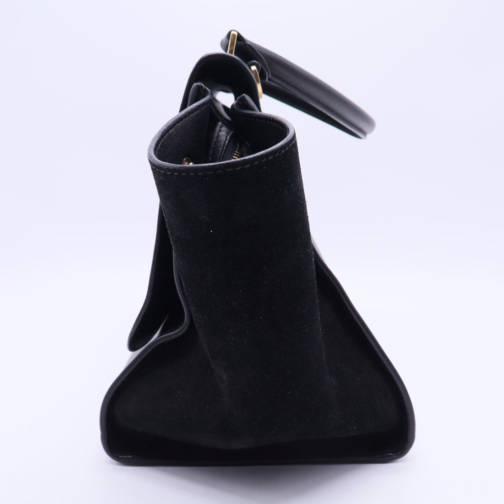 Trapeze Crocodile Embossed Handbag B12342