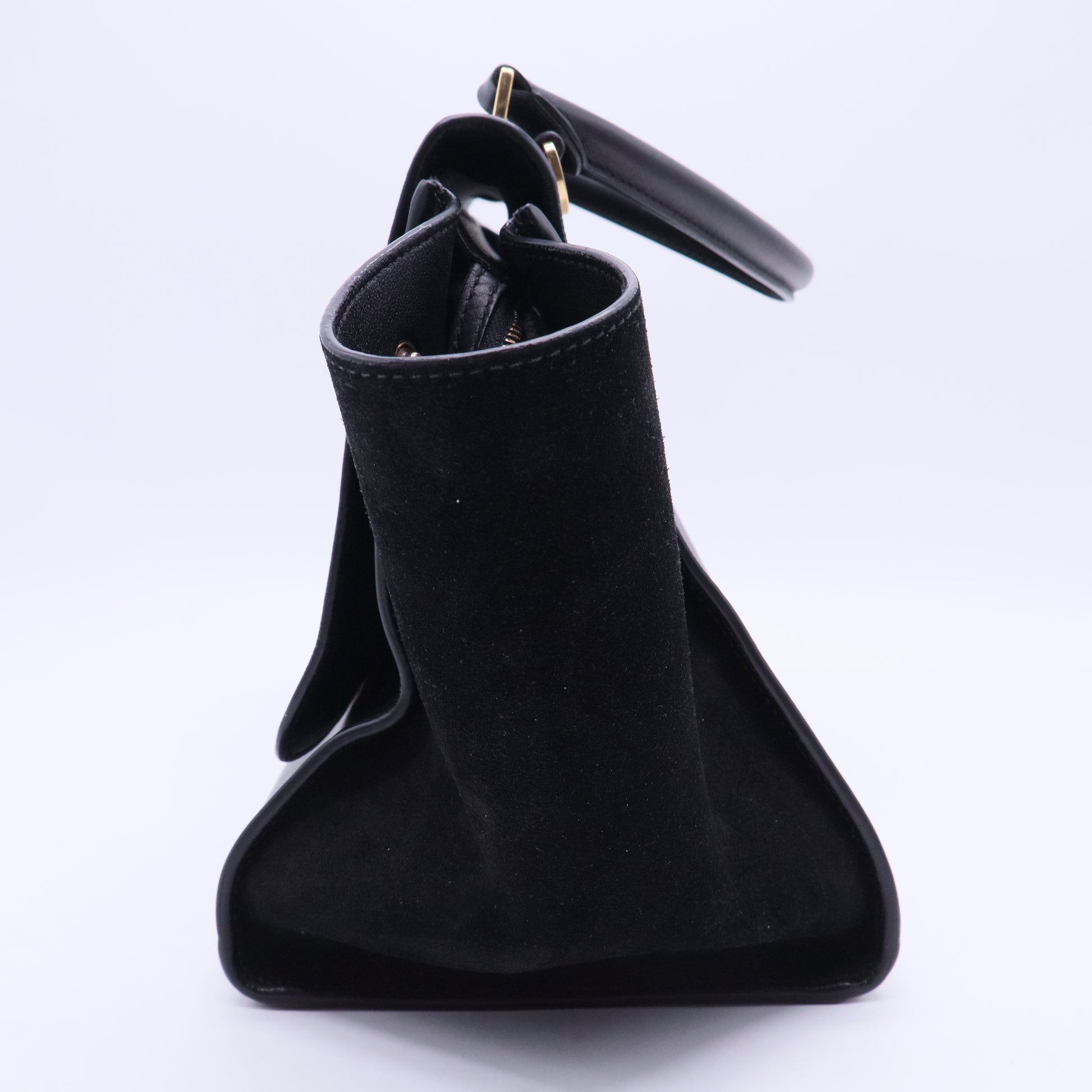 Trapeze Crocodile Embossed Handbag B12342
