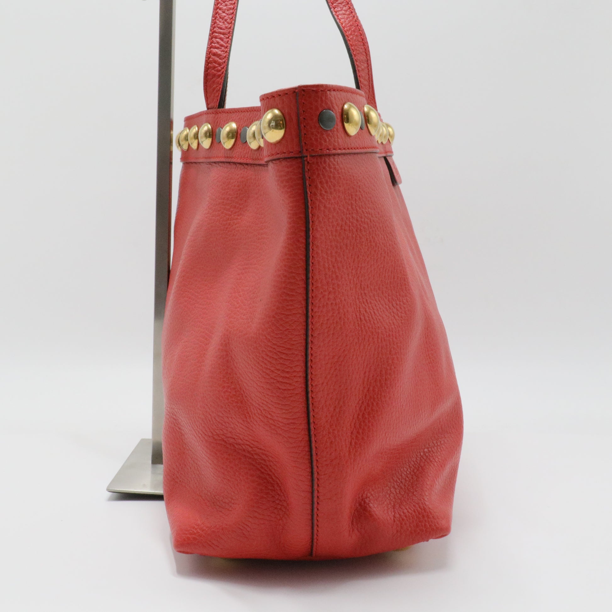 Guccissima Medium Babouska Shopping Tote Red
