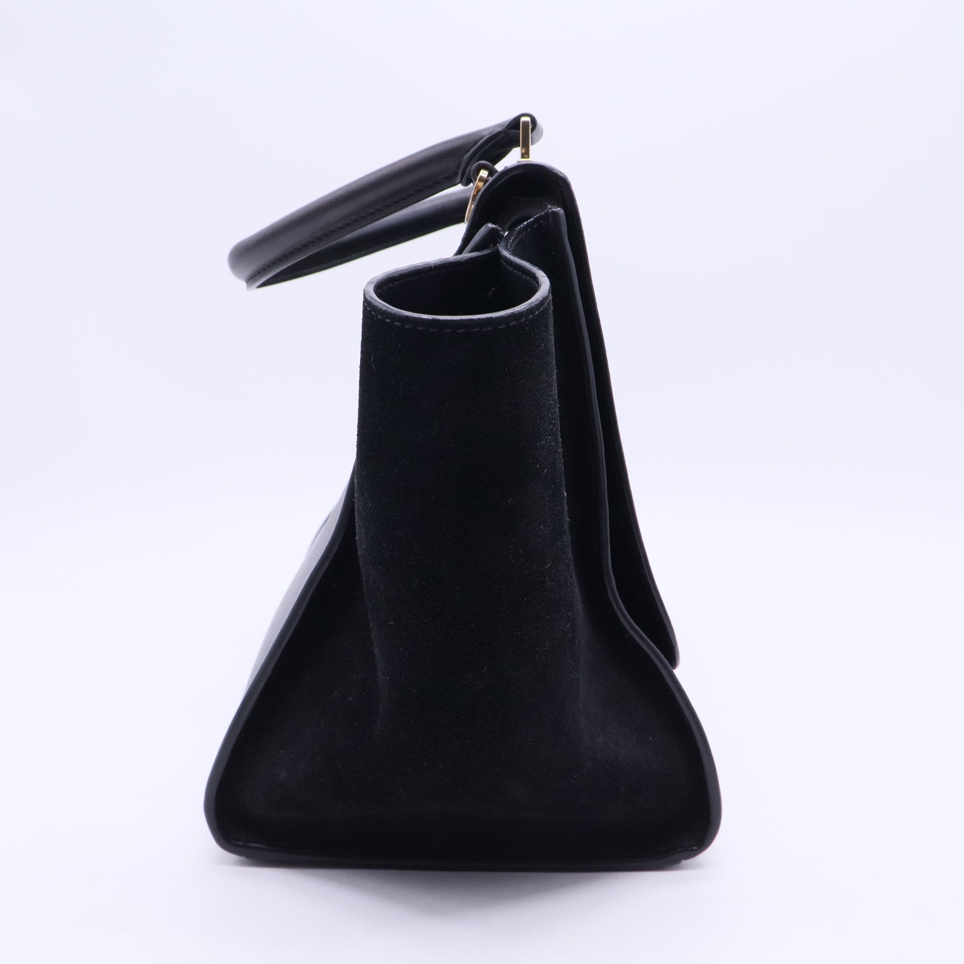 Trapeze Crocodile Embossed Handbag B12342