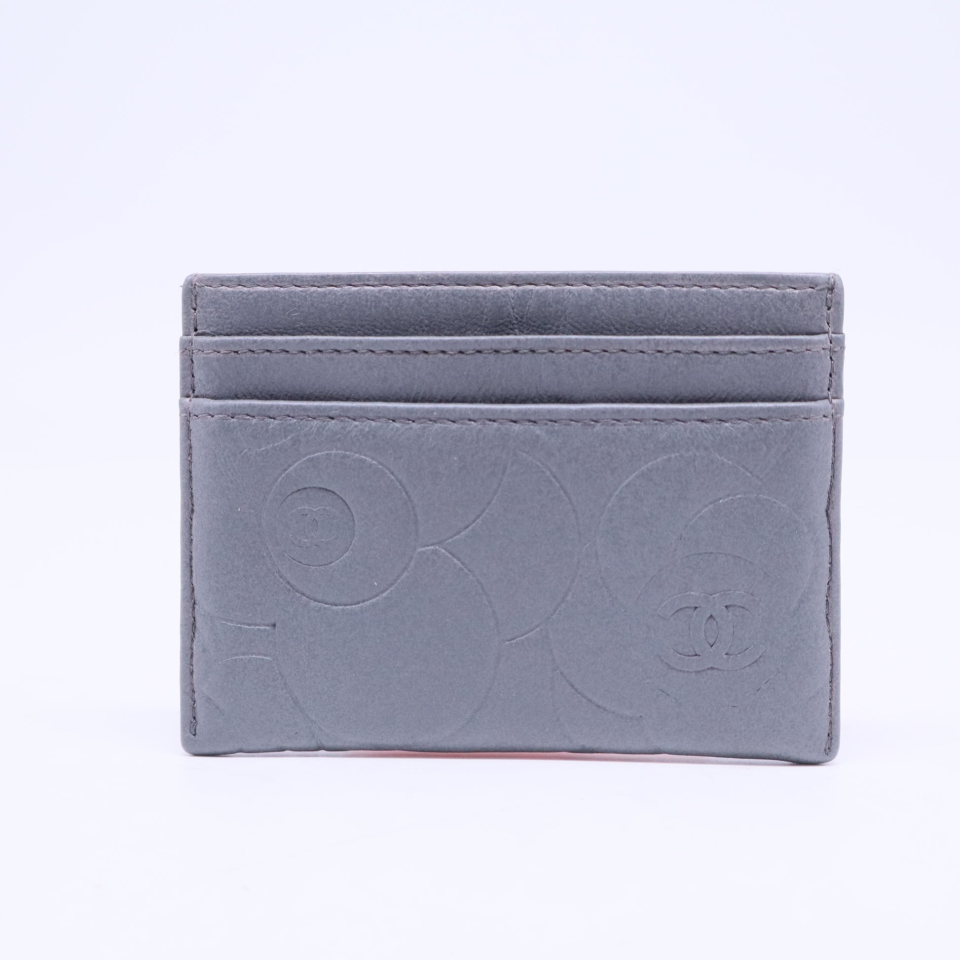 Classic Card Holder Camellia Caviar W20614