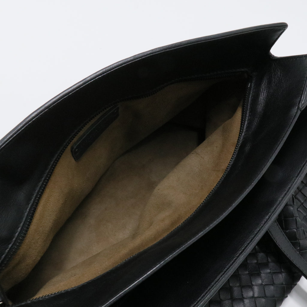 2-Pocket Convertible Tote Intrecciato Nappa Medium