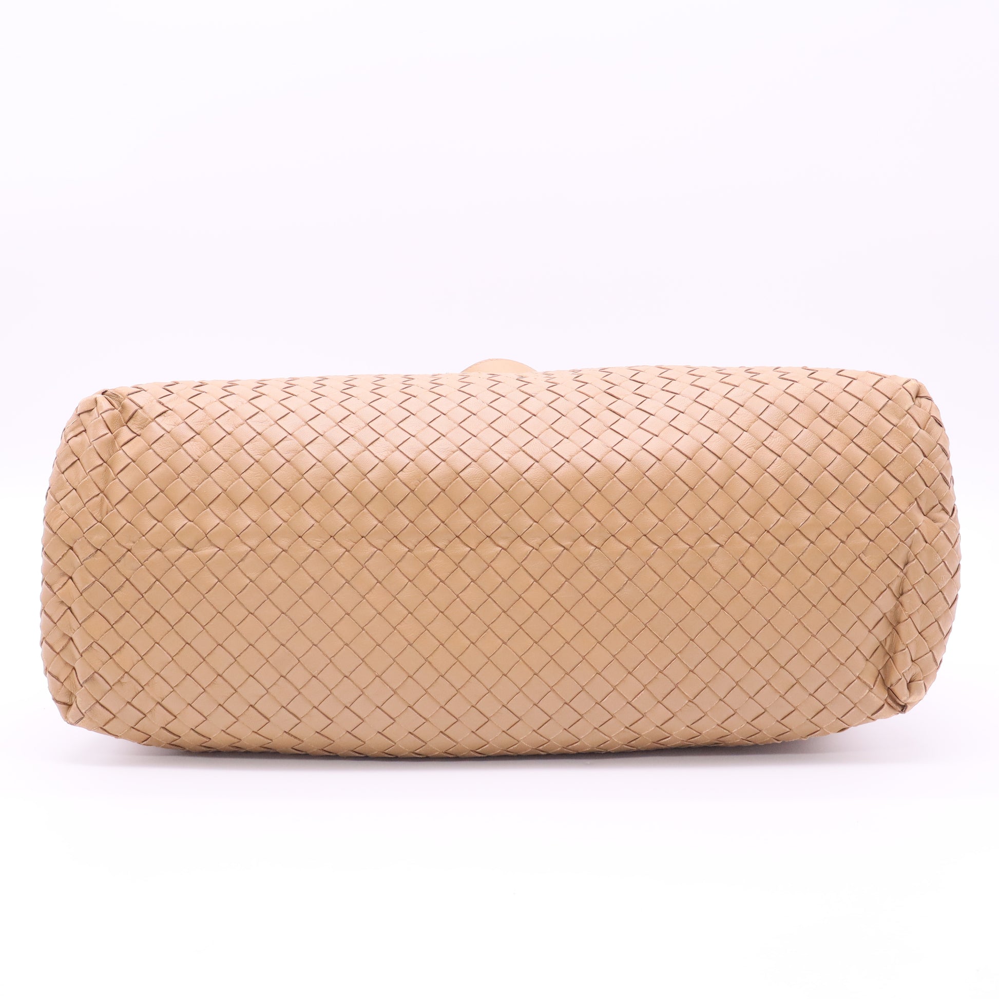 Bottega Veneta Intrecciato Chain Tote - Brown Shoulder Bags Twins