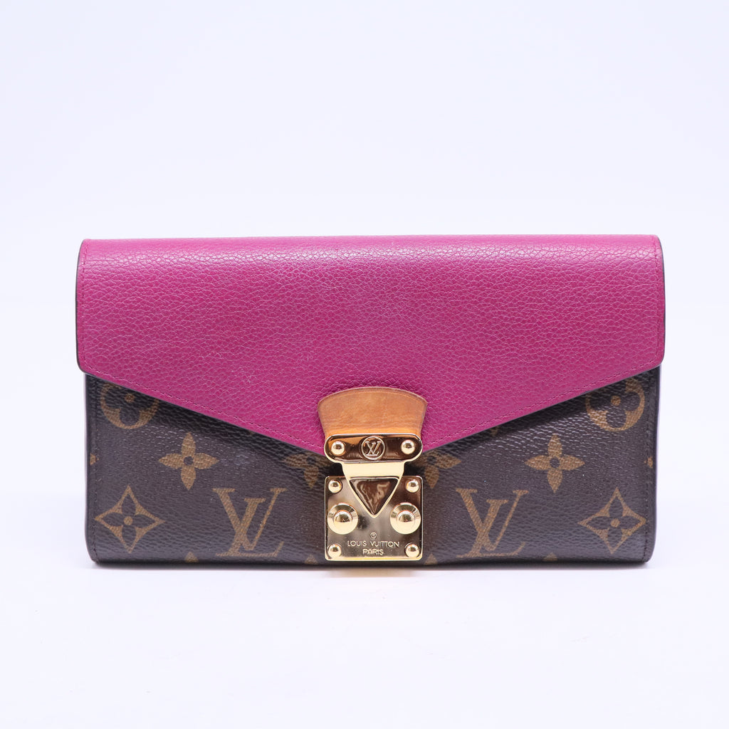 Monogram Pattern Coated Canvas Pallas Wallet