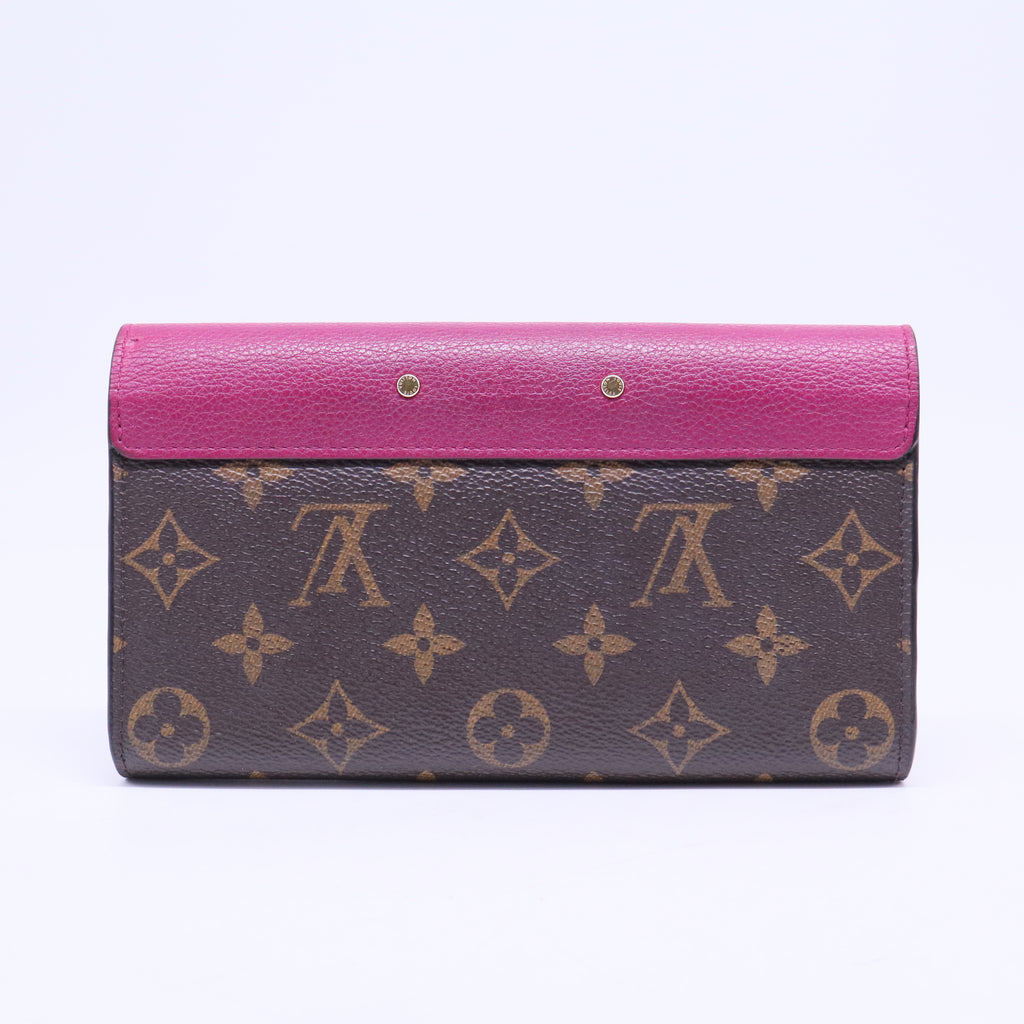 Monogram Pattern Coated Canvas Pallas Wallet