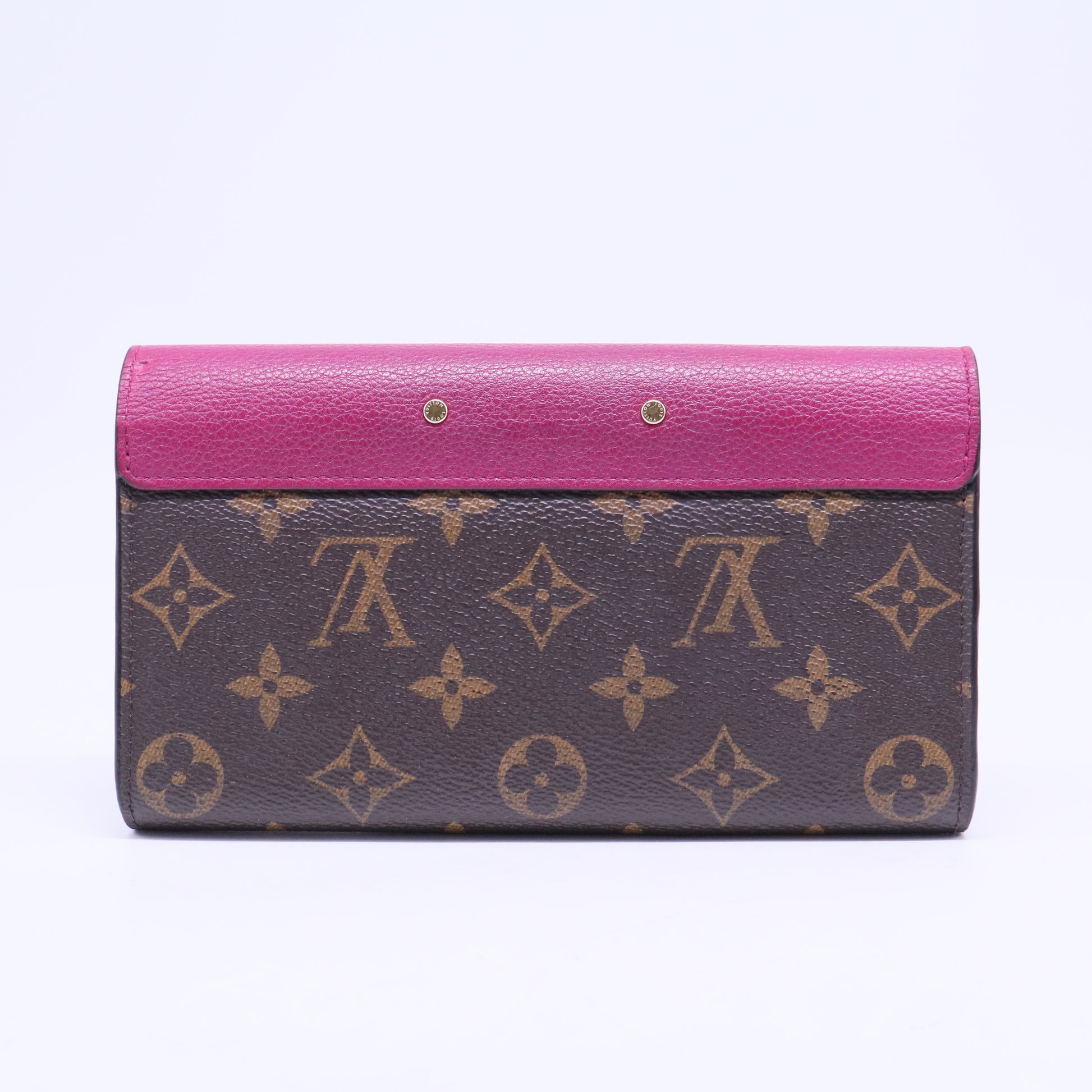 Monogram Pattern Coated Canvas Pallas Wallet