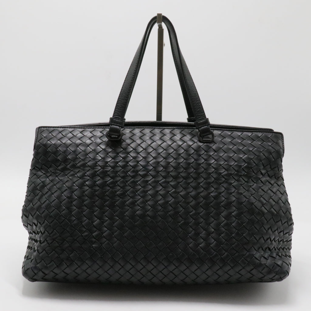 2-Pocket Convertible Tote Intrecciato Nappa Medium