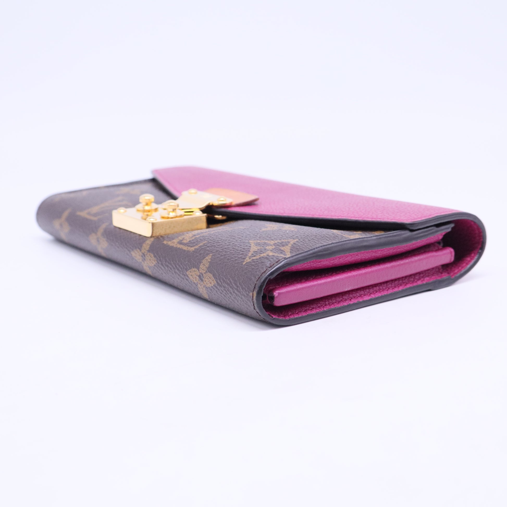 Monogram Pattern Coated Canvas Pallas Wallet