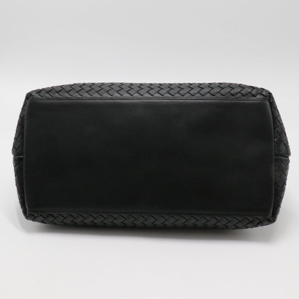 2-Pocket Convertible Tote Intrecciato Nappa Medium