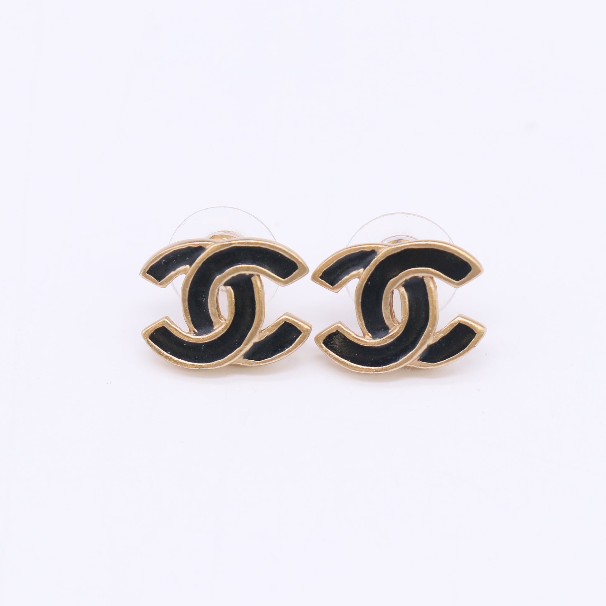Chanel Repurposed Quilted Stud Earrings W22985