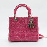 Lady Dior Bag Cannage Quilt Lambskin Medium