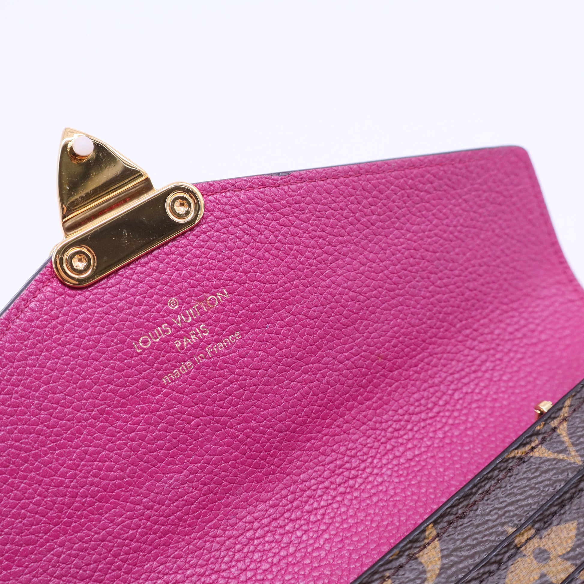Monogram Pattern Coated Canvas Pallas Wallet