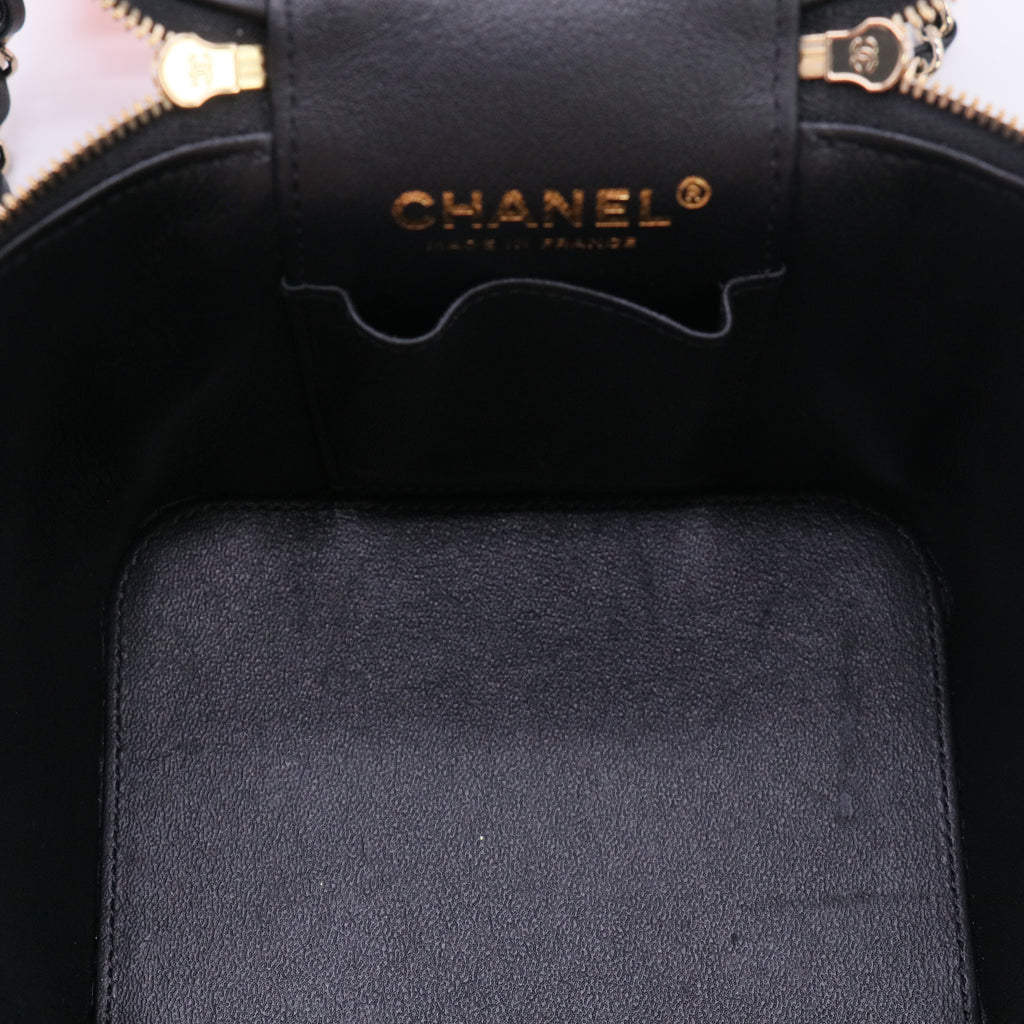 Chanel Classic Top Handle Vanity Case with Chain twins LDZ784
